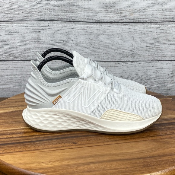 New Balance Fresh Foam Roav Paper White Shoes WROAVRW Women’s Sneaker Size 8 - Picture 4 of 12